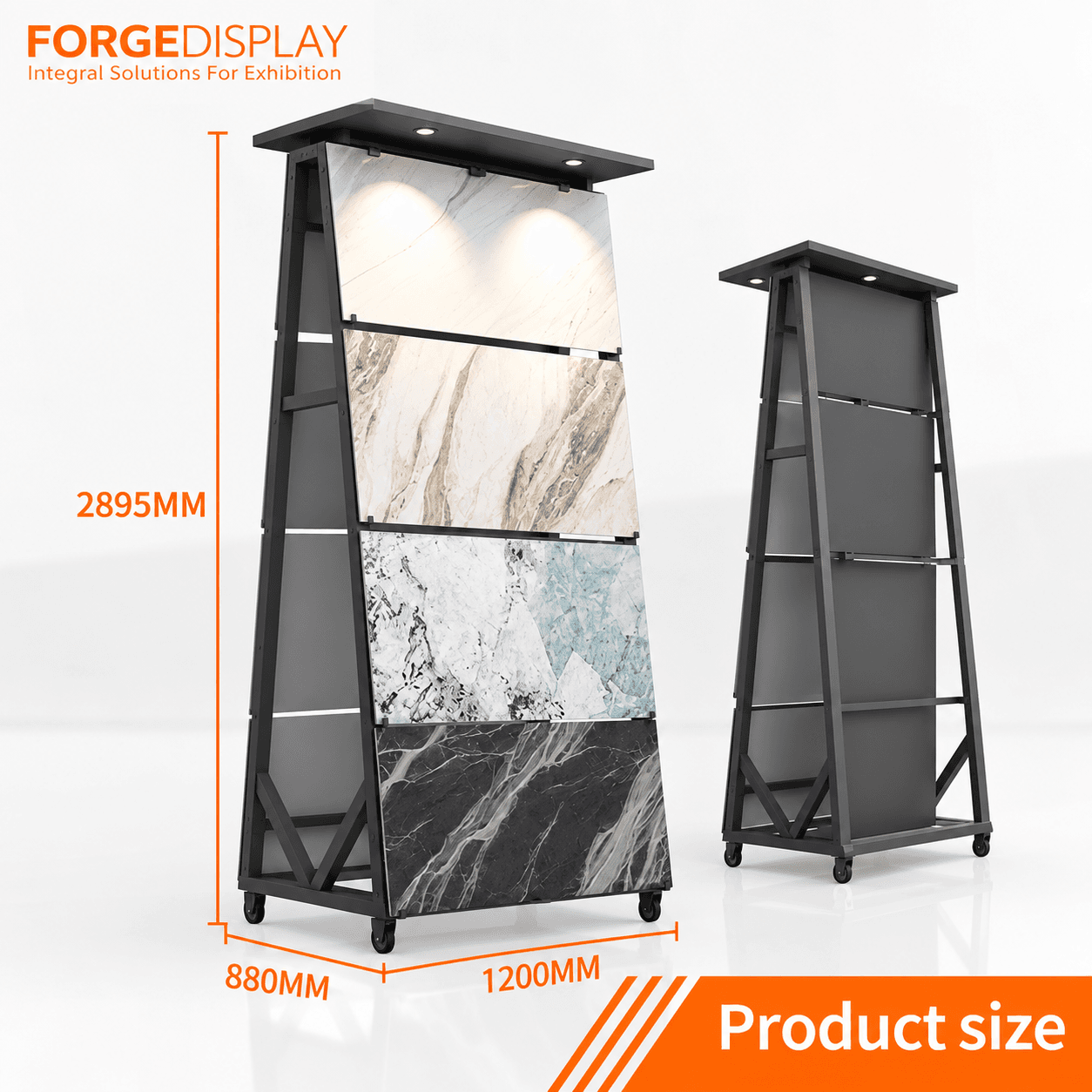 4 Tier Stone And Tile Display Rack
